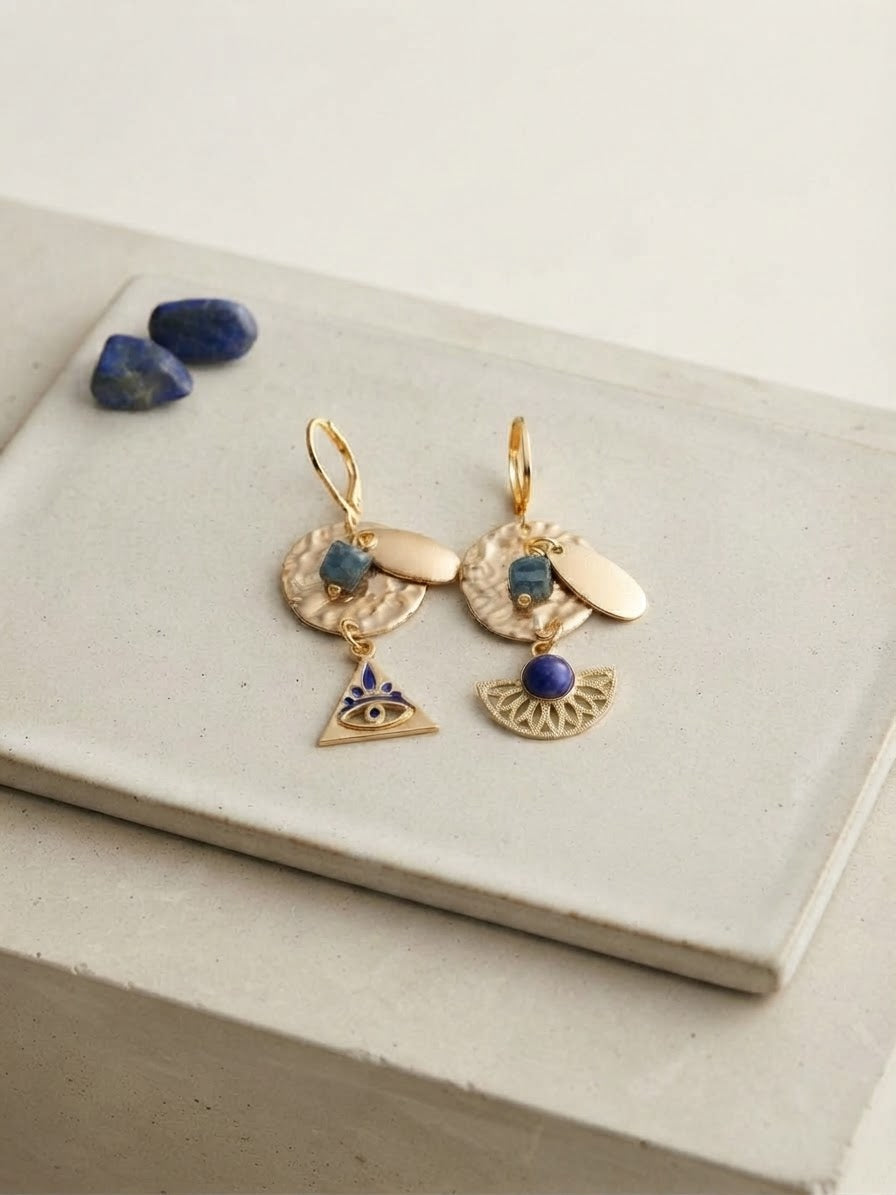 Boucles d’oreilles Talisman Solaire