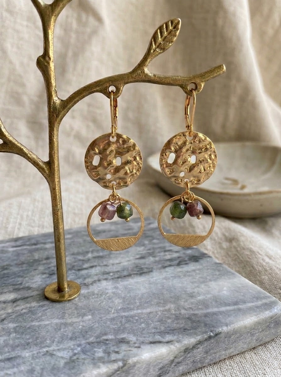 Boucles d’oreilles Jardin suspendu