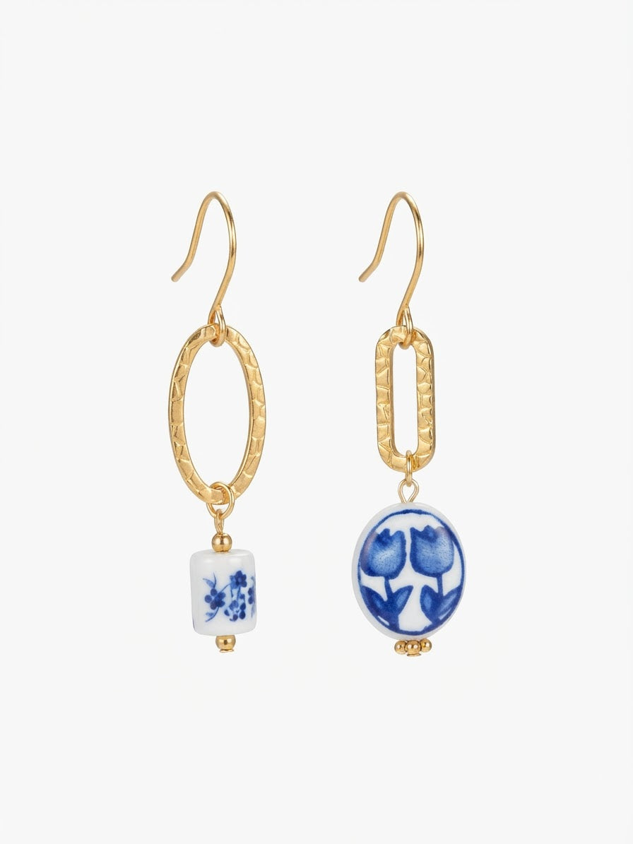 Boucles d’oreilles Romance Bleue